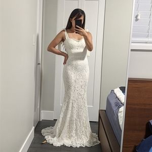 Reformation Bastille Dress - Ivory - Size 6